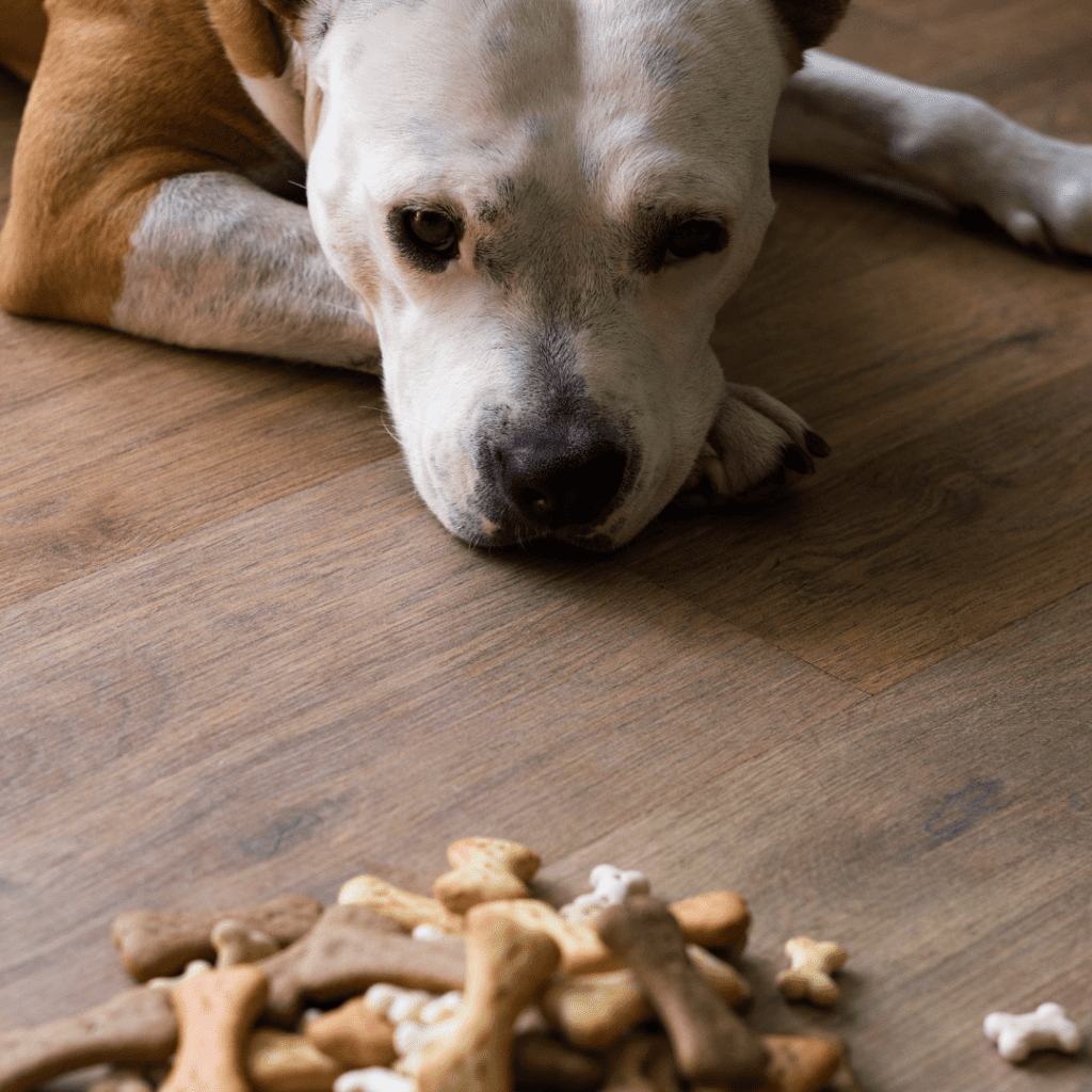 The number of dogs eating kibbles grows every year. The number of dogs with cancer grows every year.